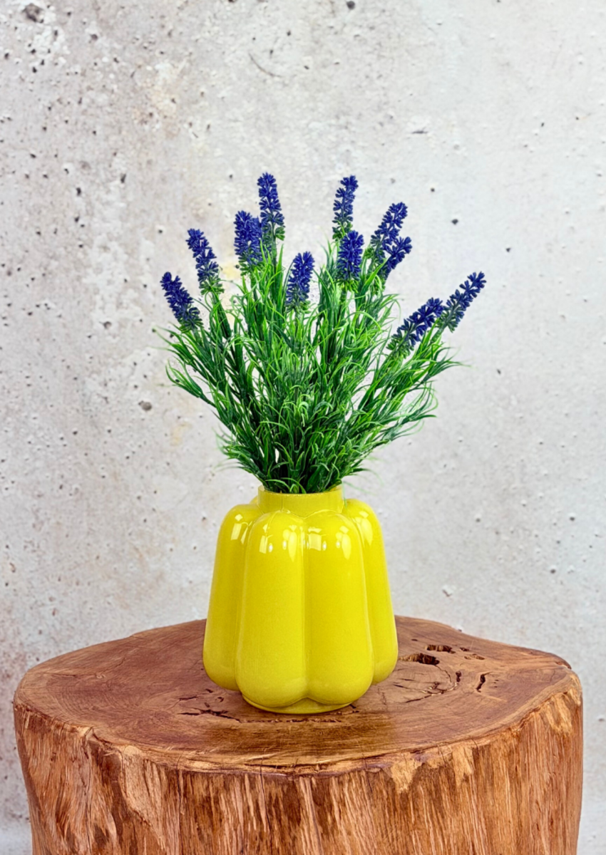 Kunstplant boeket "Lavendel Droom" - incl. vaas