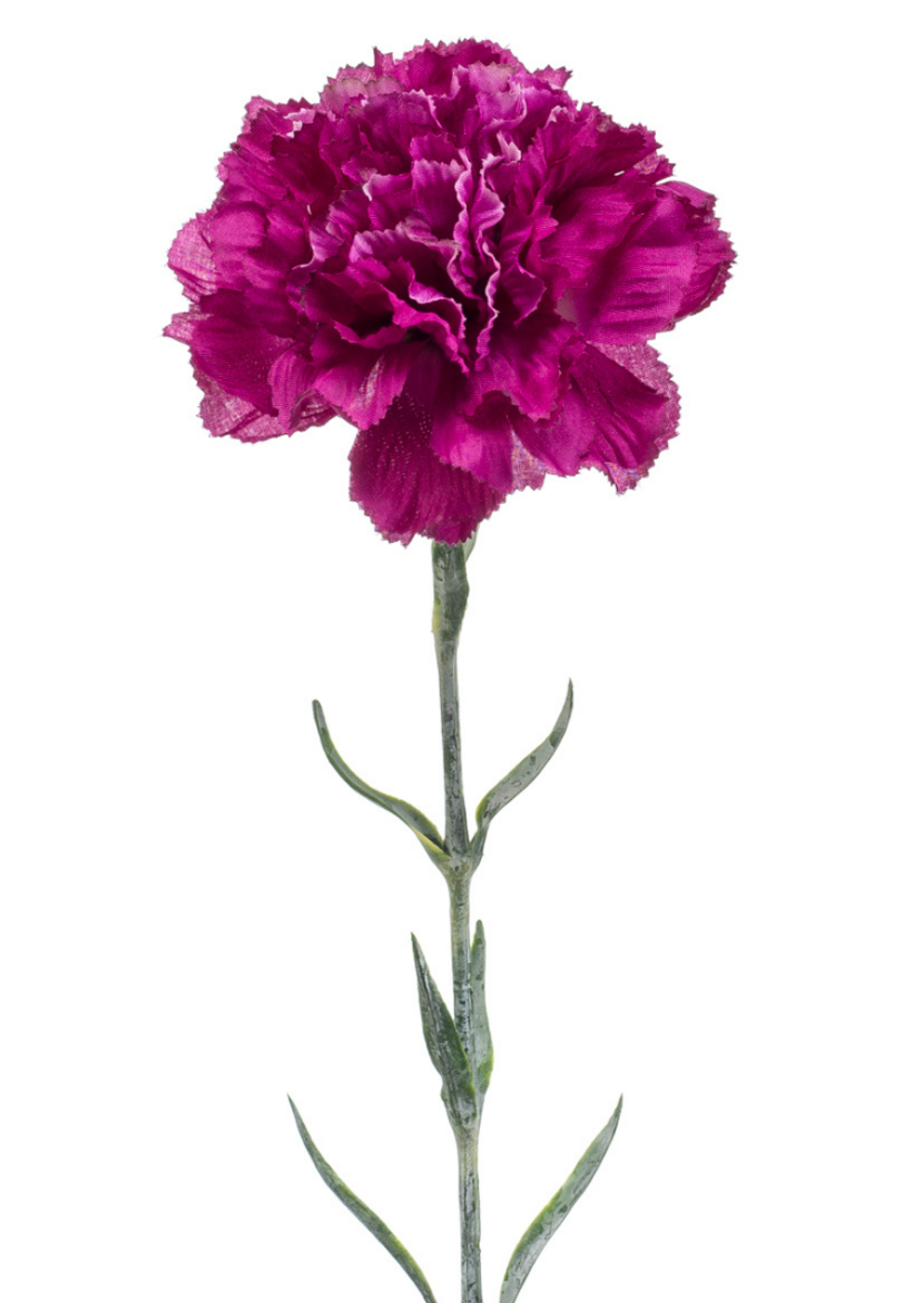 Zijden bloem "Dianthus"  paars | 67cm