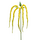 Zijden bloem "Amaranthus" geel | 97 cm