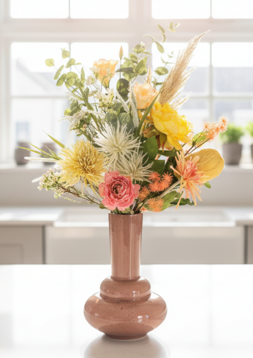 Zijden boeket "Soft Vanille"| 80cm