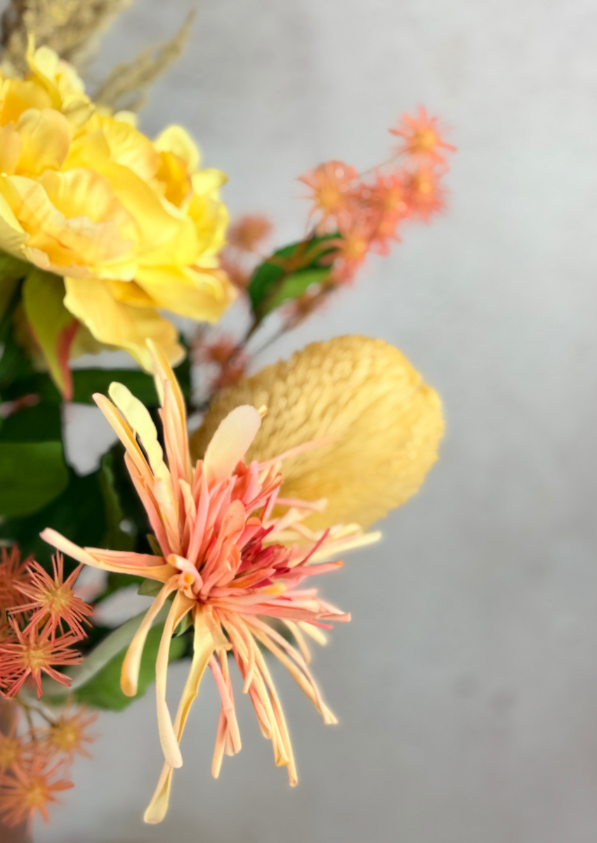 Zijden boeket "Soft Vanille"| 80cm