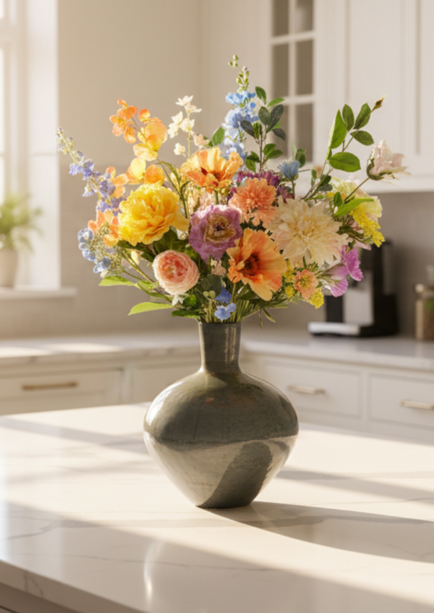 Zijden boeket "Pastel Droom" | 100 cm