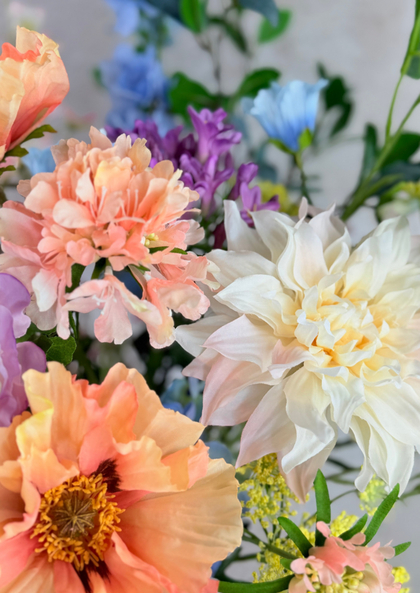 Zijden boeket "Pastel Droom" | 100 cm