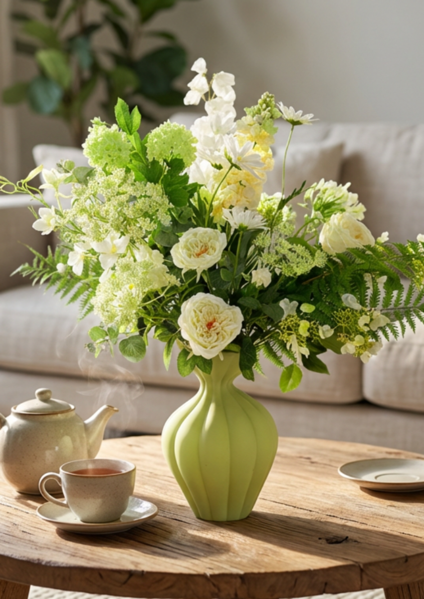 Zijden -XL- boeket "Garden of Passion" | 70cm