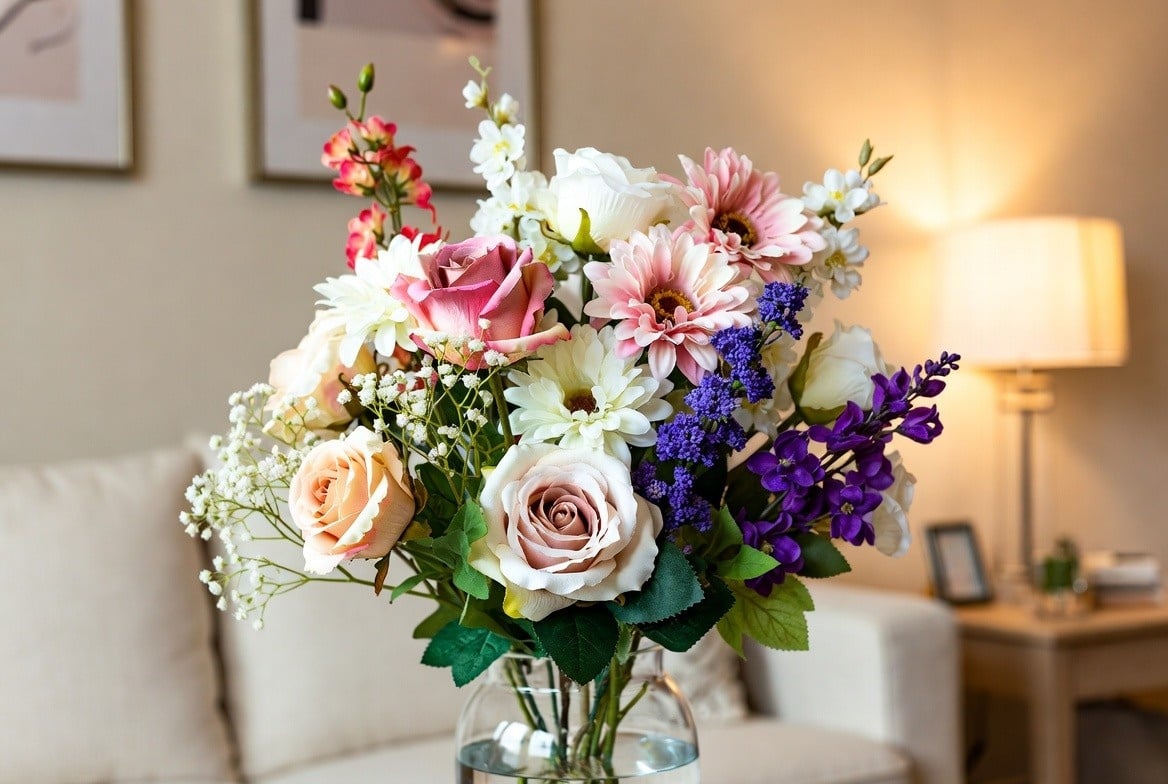 Wat is een zijden boeket?