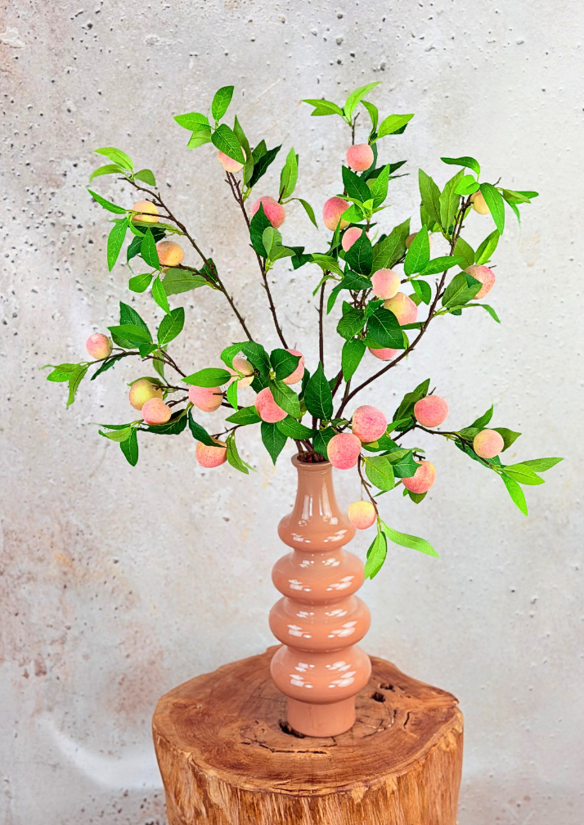 Zijden boeket "Peach Love" | 80cm