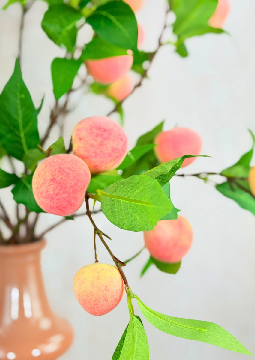 Zijden boeket "Peach Love" | 80cm