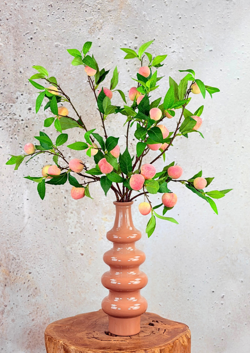 Zijden boeket "Peach Love" | 80cm