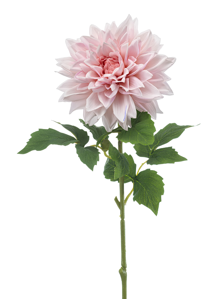 Zijden bloem "Dahlia pink" real touch | 70 cm