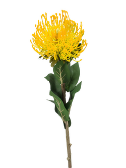 Zijden bloem "Nutans" geel | 72cm