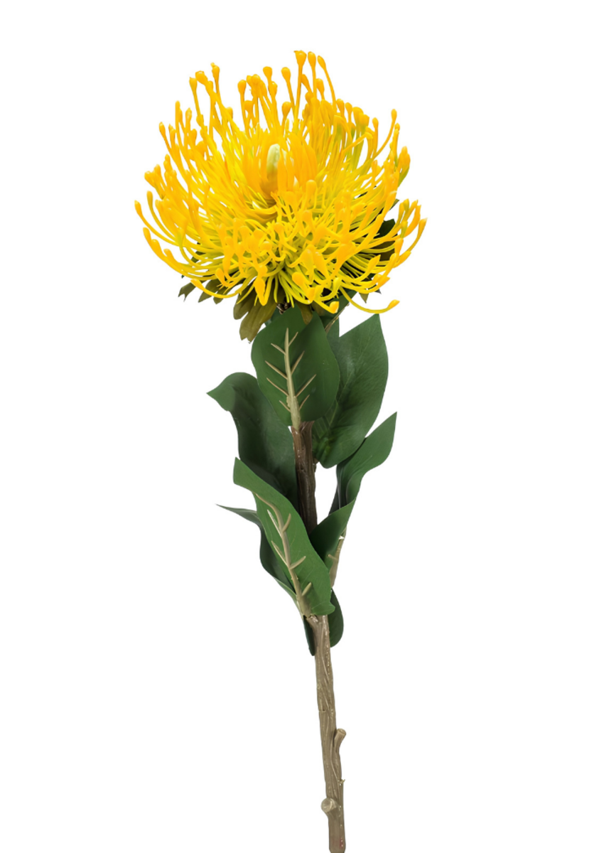 Zijden bloem "Nutans" geel | 72cm