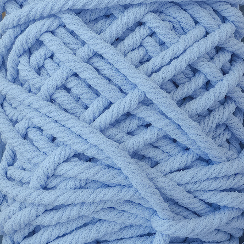 Blue yarn