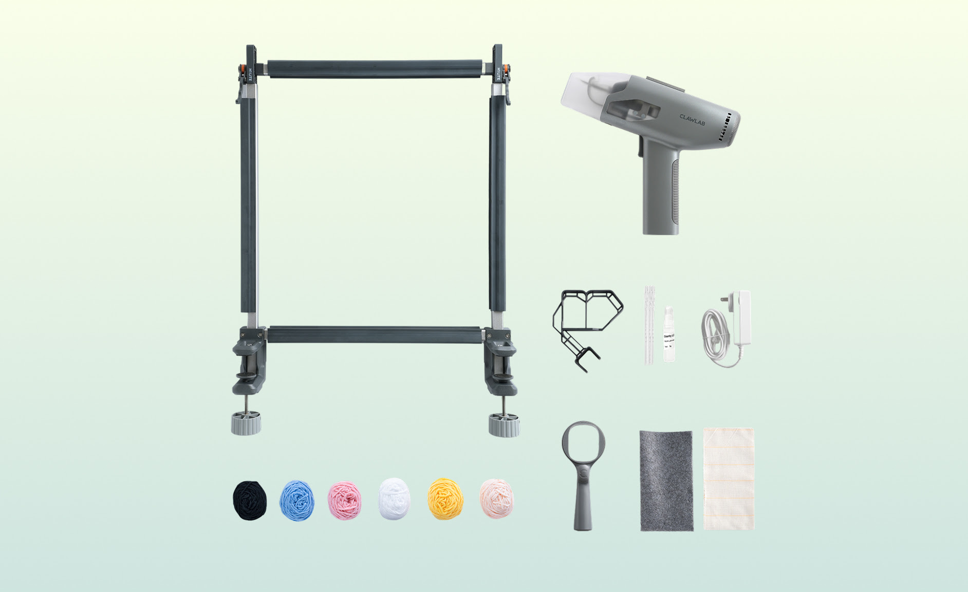 Clawlab Tufting Kit Lite contents