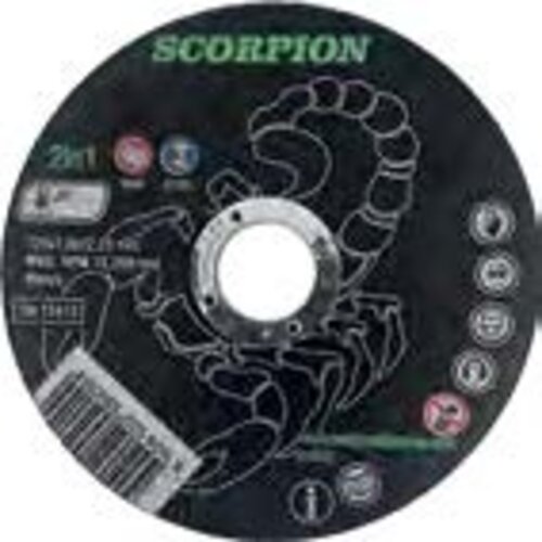 SCORPION ABRASIVE Standard – Doorslijpschijf T41 – Vlak voor staal met betrouwbare snijprestaties