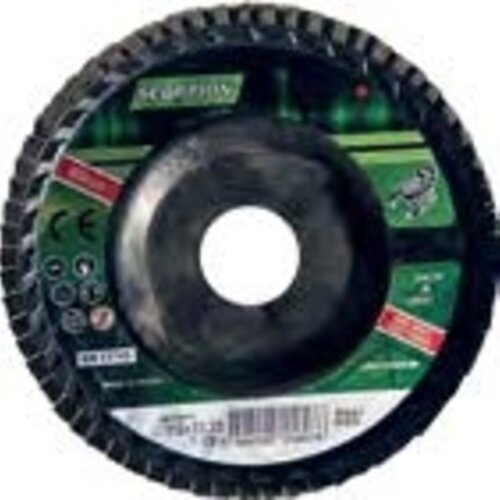 SCORPION ABRASIVE Standard ZR – Lamellenschijf T29 – Conisch (enkelvoudig) voor alle staalsoorten inclusief RVS