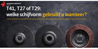 T41, T27 of T29, welke schijfvorm gebruikt u wanneer?