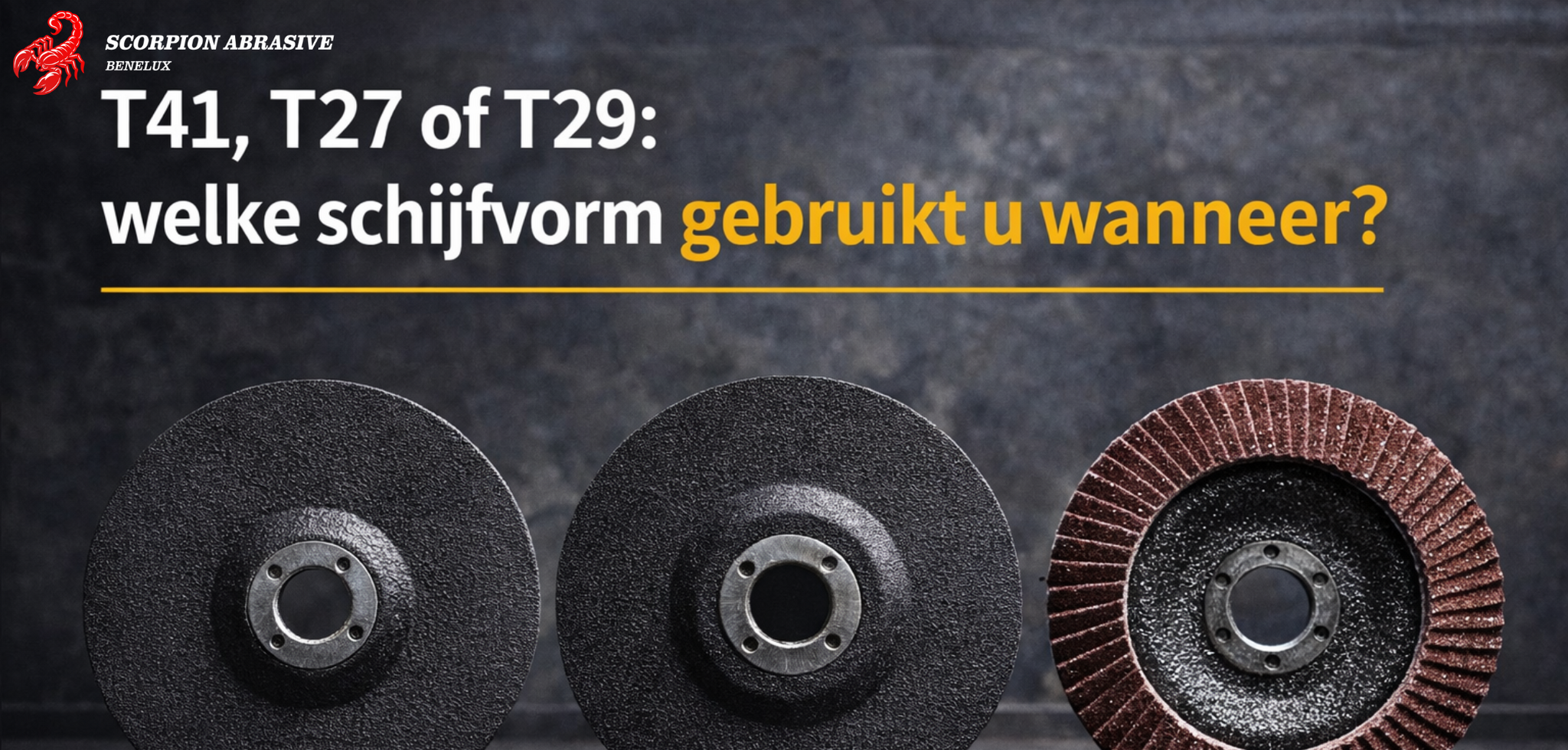 T41, T27 of T29, welke schijfvorm gebruikt u wanneer?