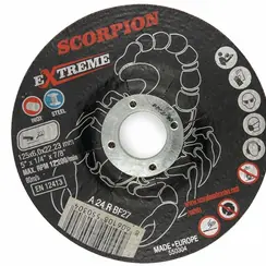 Extreme – Afbraamschijf T27 – DPC voor RVS & staal