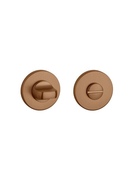 Aprile WC garnituur rond mat Koper Ø 52x7mm