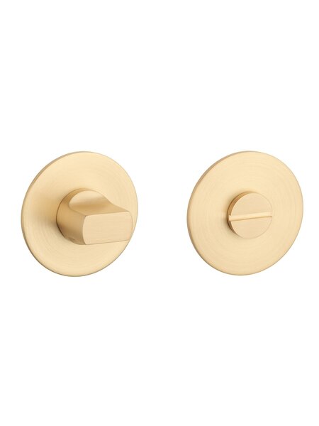 WC garnituur OVAL 1712 - Ultra dun 3 mm - mat goud