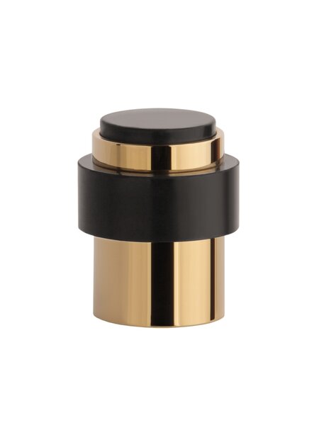 Aprile Massieve Aprile deurstopper DS27 -  vloer én wand  Goud PVD
