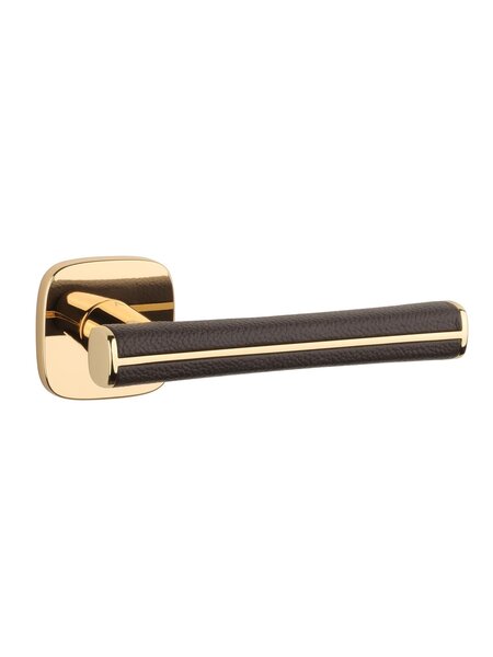 Aprile APRILE deurklinken DAVIDIA - Goud gepolijst/bruin leder