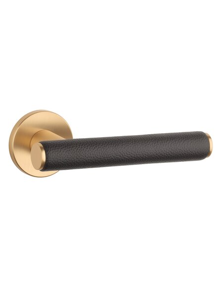 Aprile APRILE deurklinken EGERIA - mat Goud/bruin leder