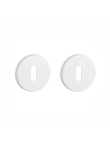 Aprile Witte Aprile sleutelplaatjes rond Ø 52x7mm