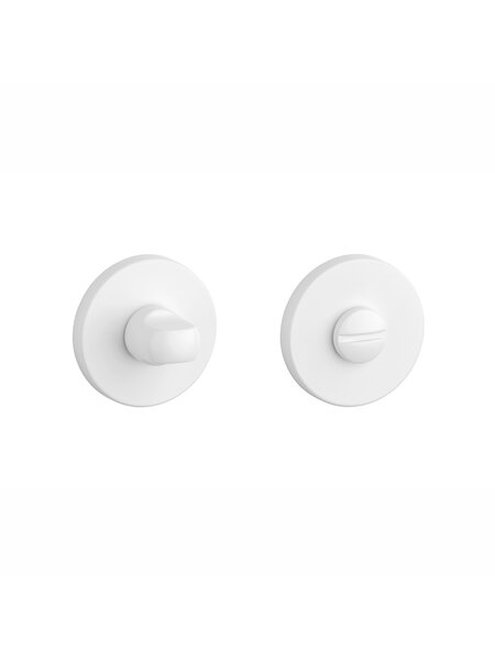 Aprile WC garnituur Ø 53x7mm Wit