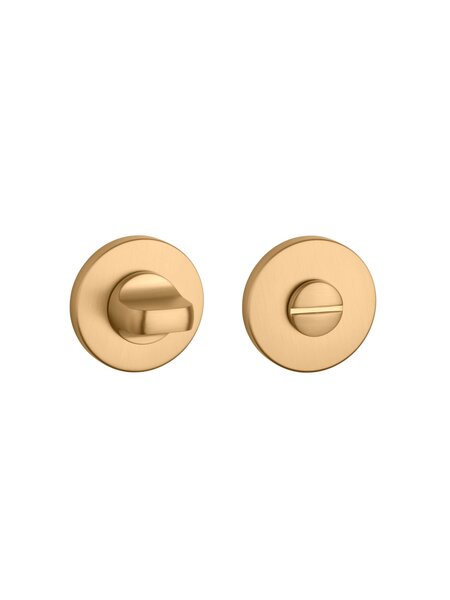Aprile Aprile WC garnituur rond mat Goud Ø 52x5mm