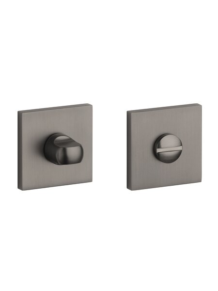 APRILE wc garnituur vierkant 53x53x7mm titanium