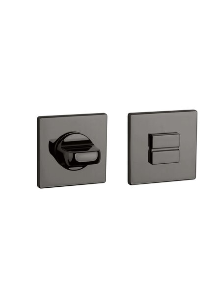 Aprile Aprile WC garnituur vierkant 52x52x5 Antraciet gepolijst
