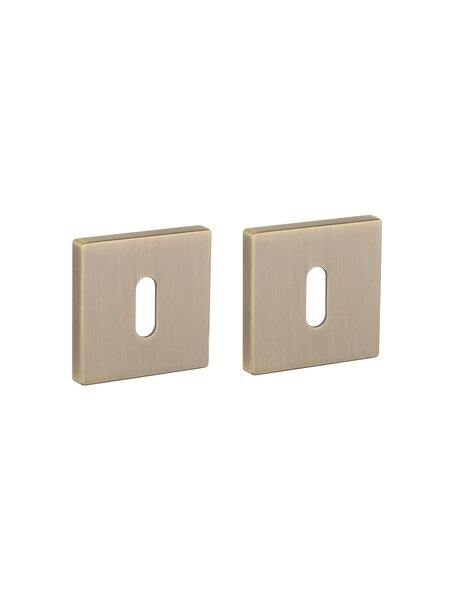 Aprile APRILE premium sleutelplaatjes  vierkant - Antiek messing