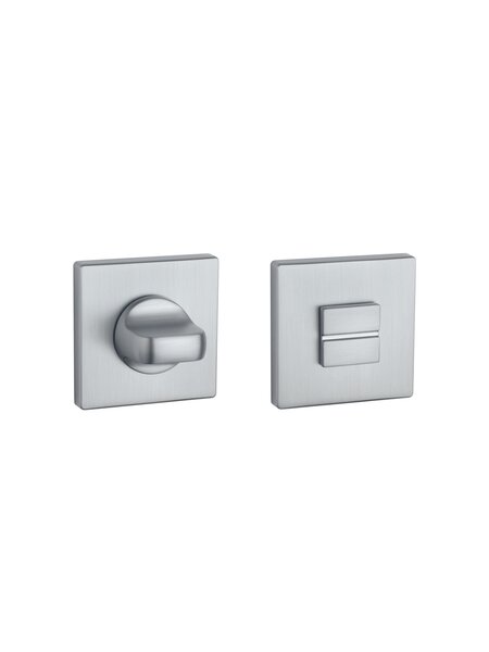 Aprile Aprile WC garnituur vierkant 52x52x7 mat Chroom