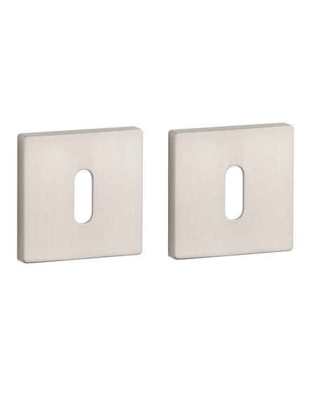 Aprile Aprile sleutelplaatjes vierkant 52x52x7 mm mat Nikkel