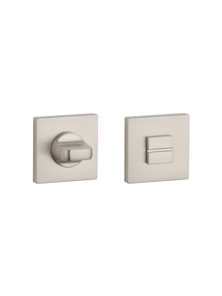 Aprile Aprile WC garnituur vierkant 52x52x7 mm mat Nikkel