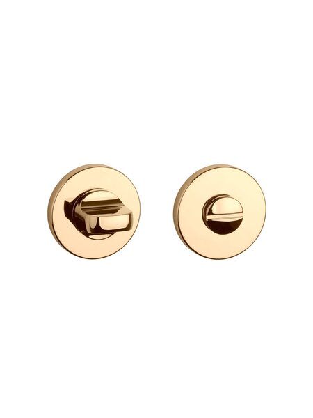 Aprile Aprile WC garnituur Goud gepolijst Ø 52x5mm