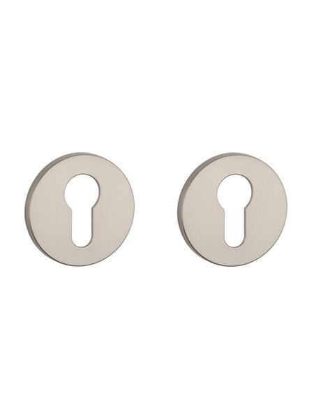 Aprile Aprile cilinderplaatjes rond Ø 52x5mm mat Nikkel