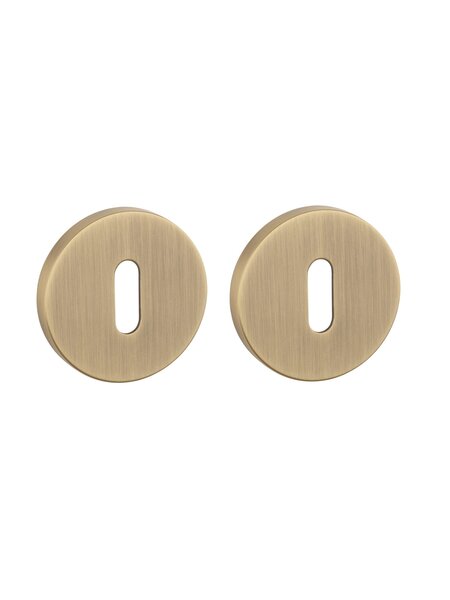 Aprile APRILE sleutelplaatjes rond Ø 52x7mm - Antiek messing