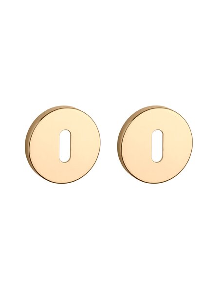 Aprile Aprile sleutelplaatjes rond Ø 52x7mm Goud gepolijst