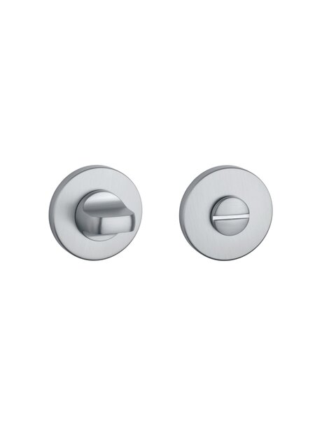 Aprile Aprile WC garnituur rond mat Chroom Ø 52x7mm