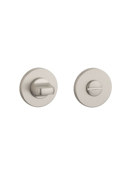 Aprile Aprile WC garnituur rond mat Nikkel Ø 52x7mm