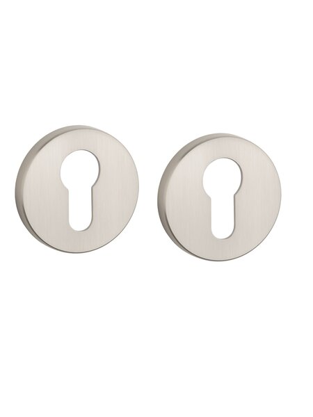 Aprile Aprile cilinderplaatjes rond Ø 52x7mm mat nikkel