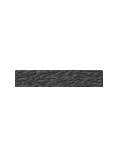 Aprile zwart lederen inlegplaatje Decor blind
