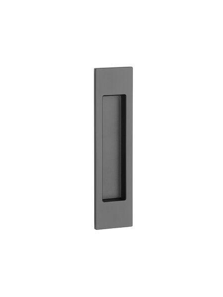 Zwarte schuifdeurkom 7039 - rechthoekig 152 x 39 mm