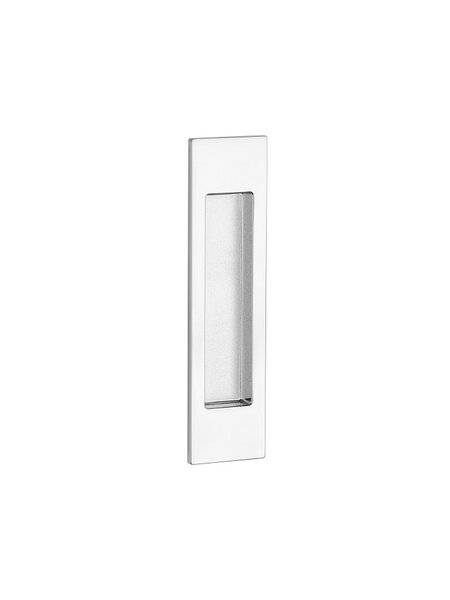 Schuifdeurkom 7039 - rechthoekig 152 x 39 mm Chroom gepolijst