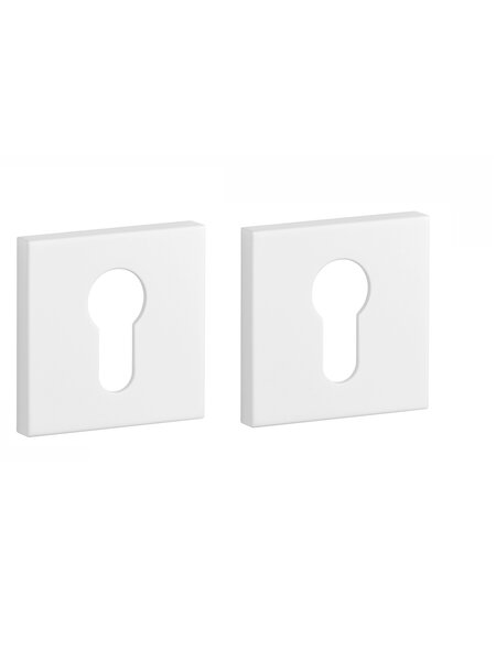 Aprile cilinderplaatjes vierkant 53x53x7mm wit