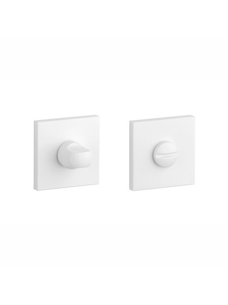 Aprile WC garnituur vierkant 53x53x7mm Wit