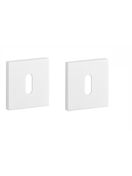 Aprile sleutelplaatjes vierkant 53x53x7mm wit