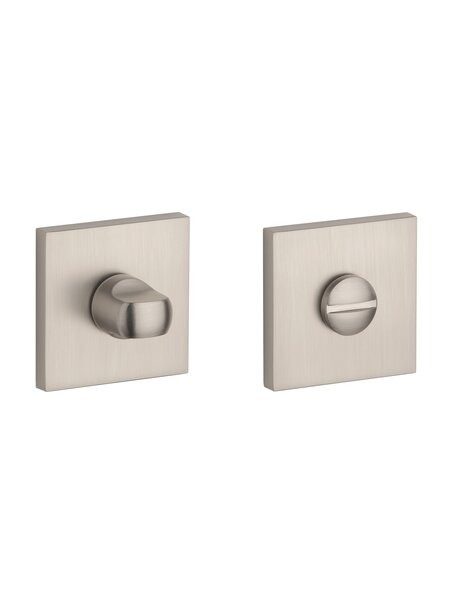 APRILE WC garnituur vierkant 53x53x7mm mat nikkel